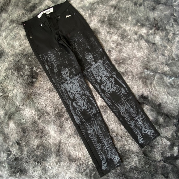Dolls Kill Denim - Lip Service Bone Daddy Skinny Pant
